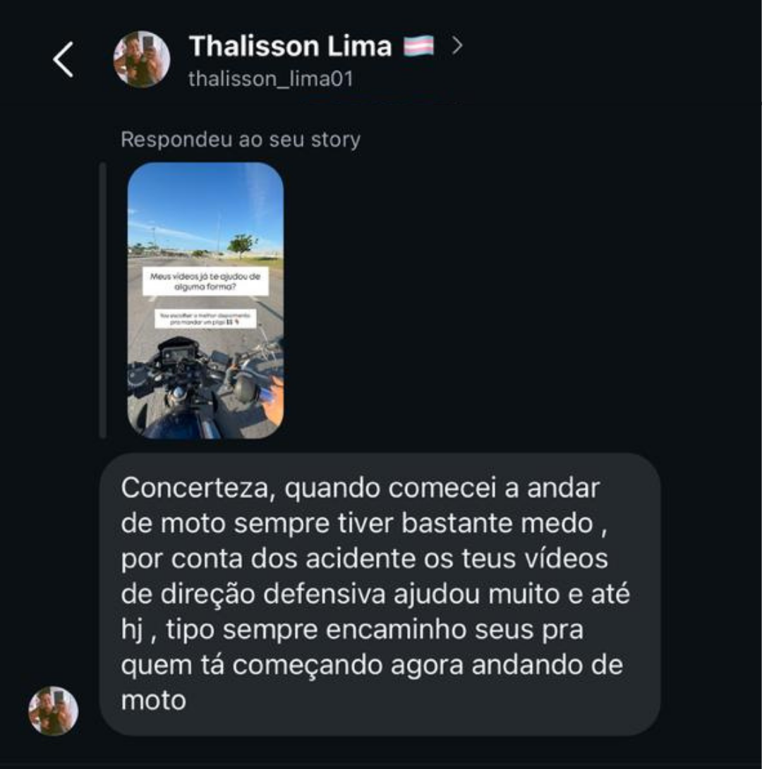 Comentário de aluno