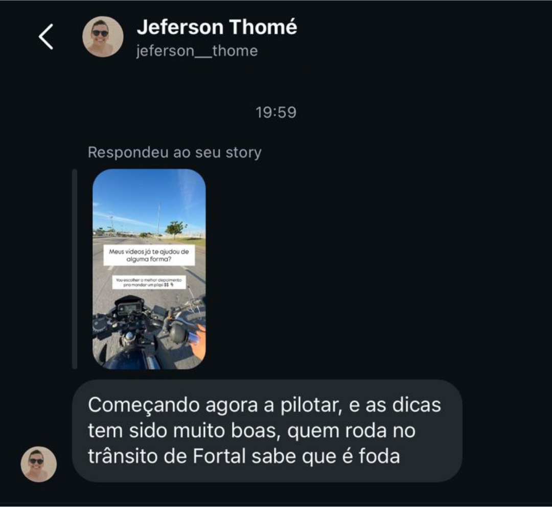Comentário de aluno